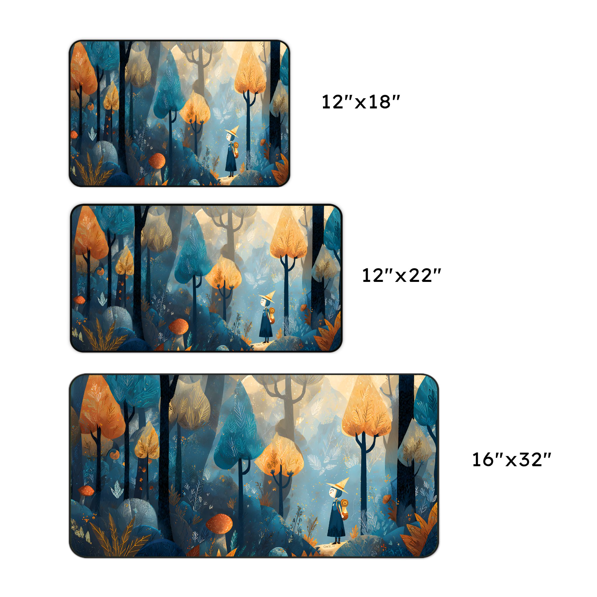 Enchanted Forest Desk Mat