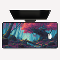 Vibrant Forest Desk Mat