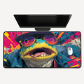 Psychedelic Frog Desk Mat