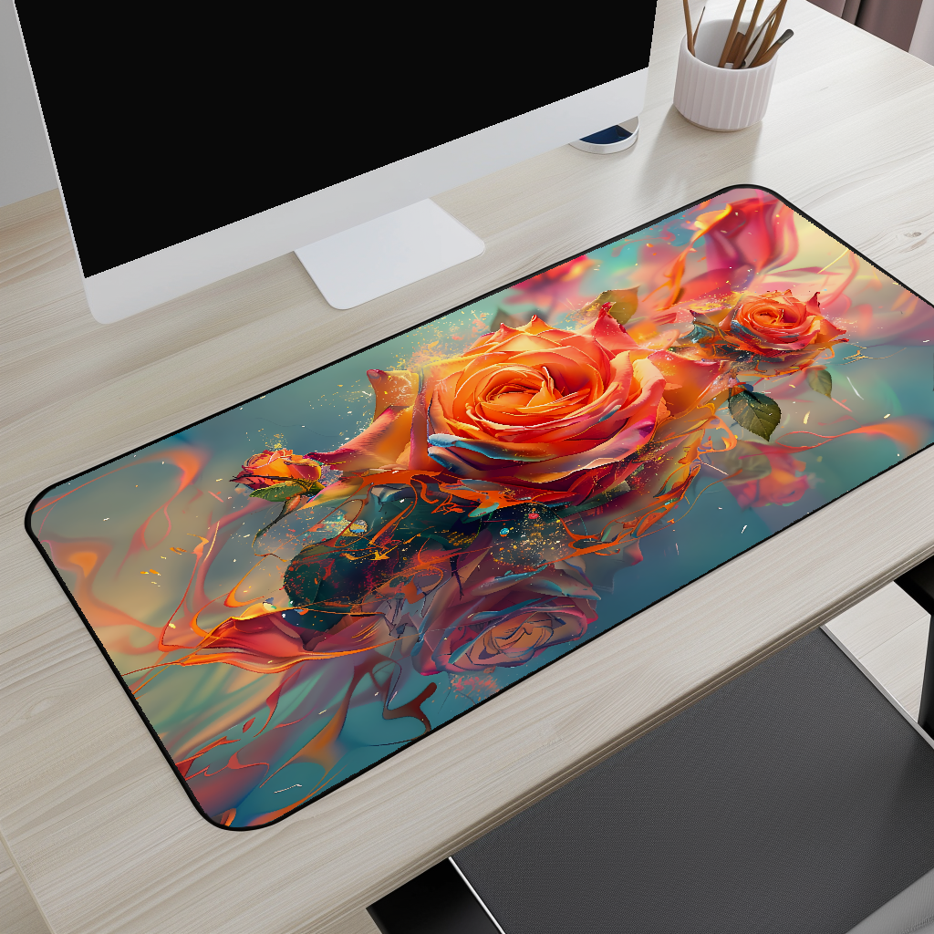 Floral Fantasy Desk Mat