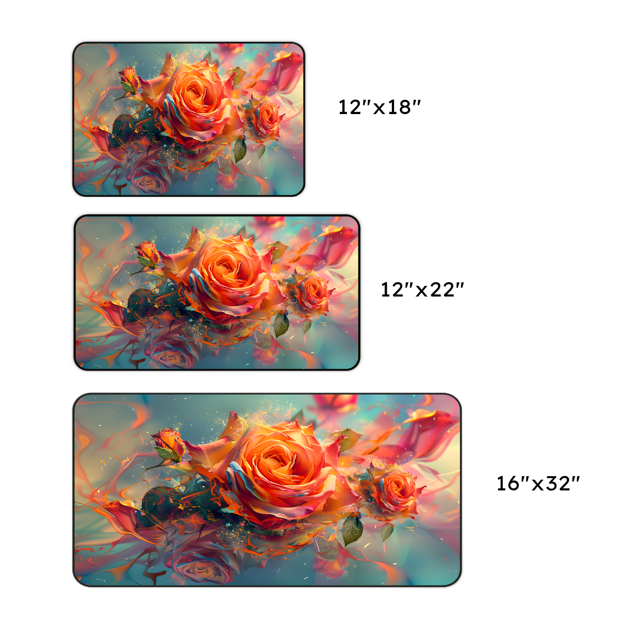 Floral Fantasy Desk Mat