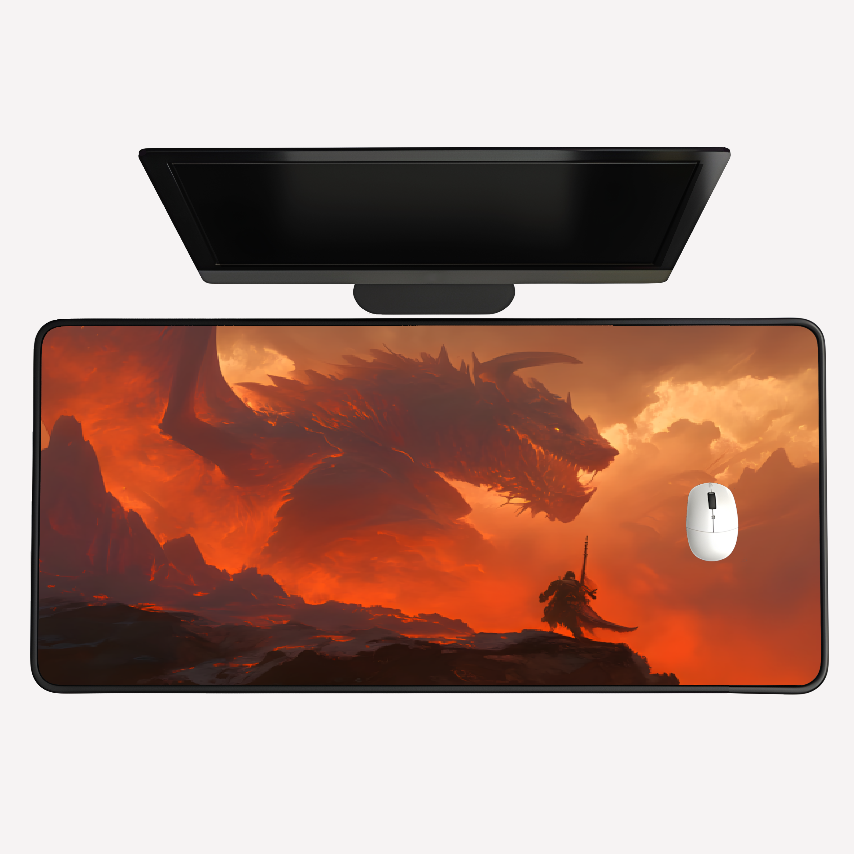 Dragon Battle Desk Mat