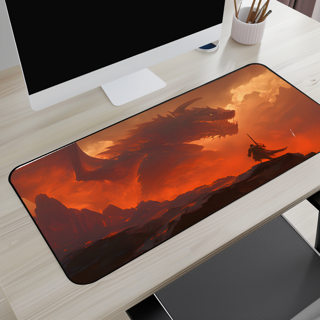 Dragon Battle Desk Mat