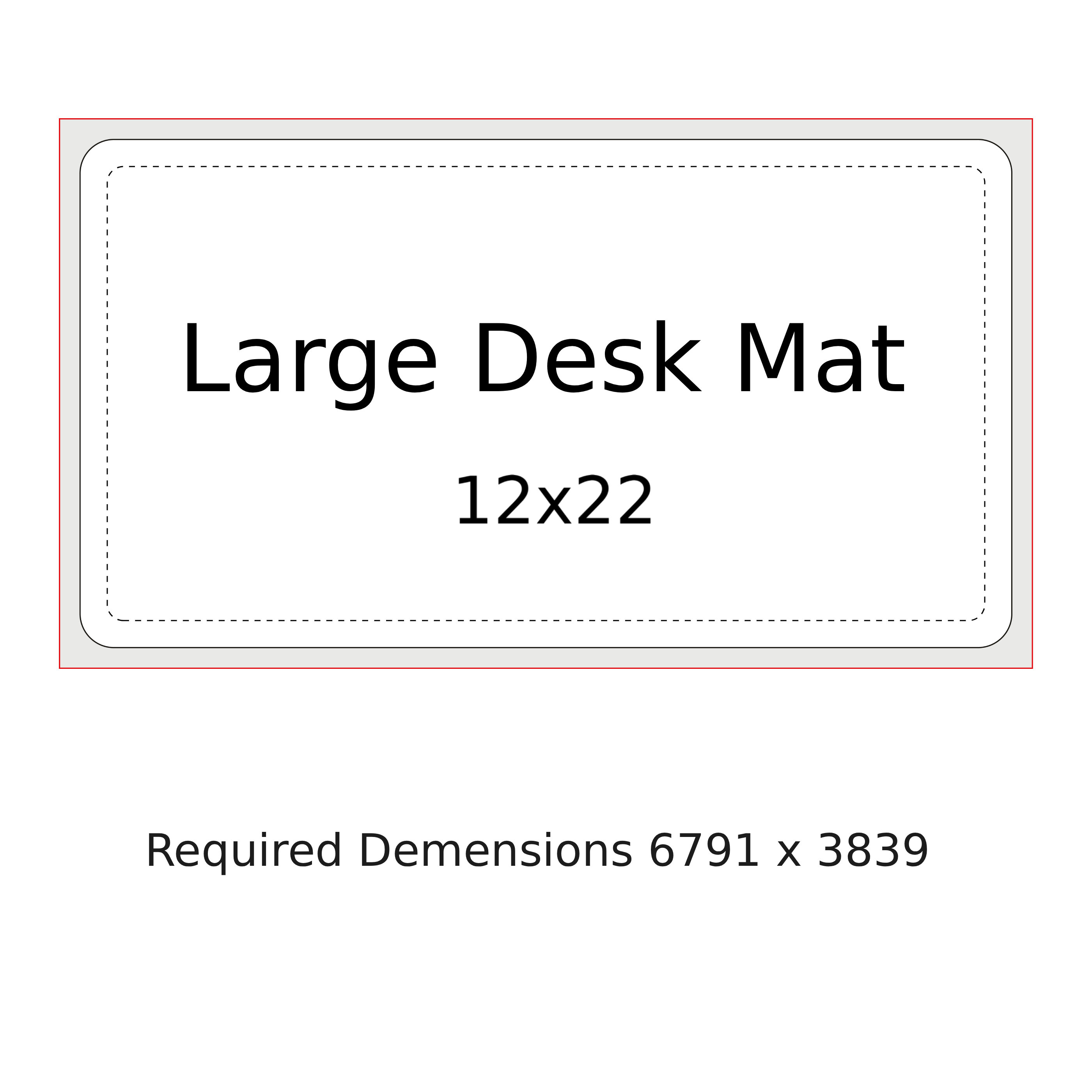 Custom Desk Mat - Large