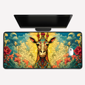 Psychedelic Giraffe Desk Mat