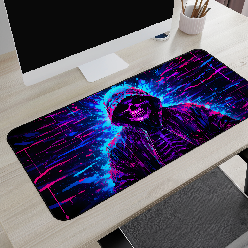 Neon Reaper Desk Mat
