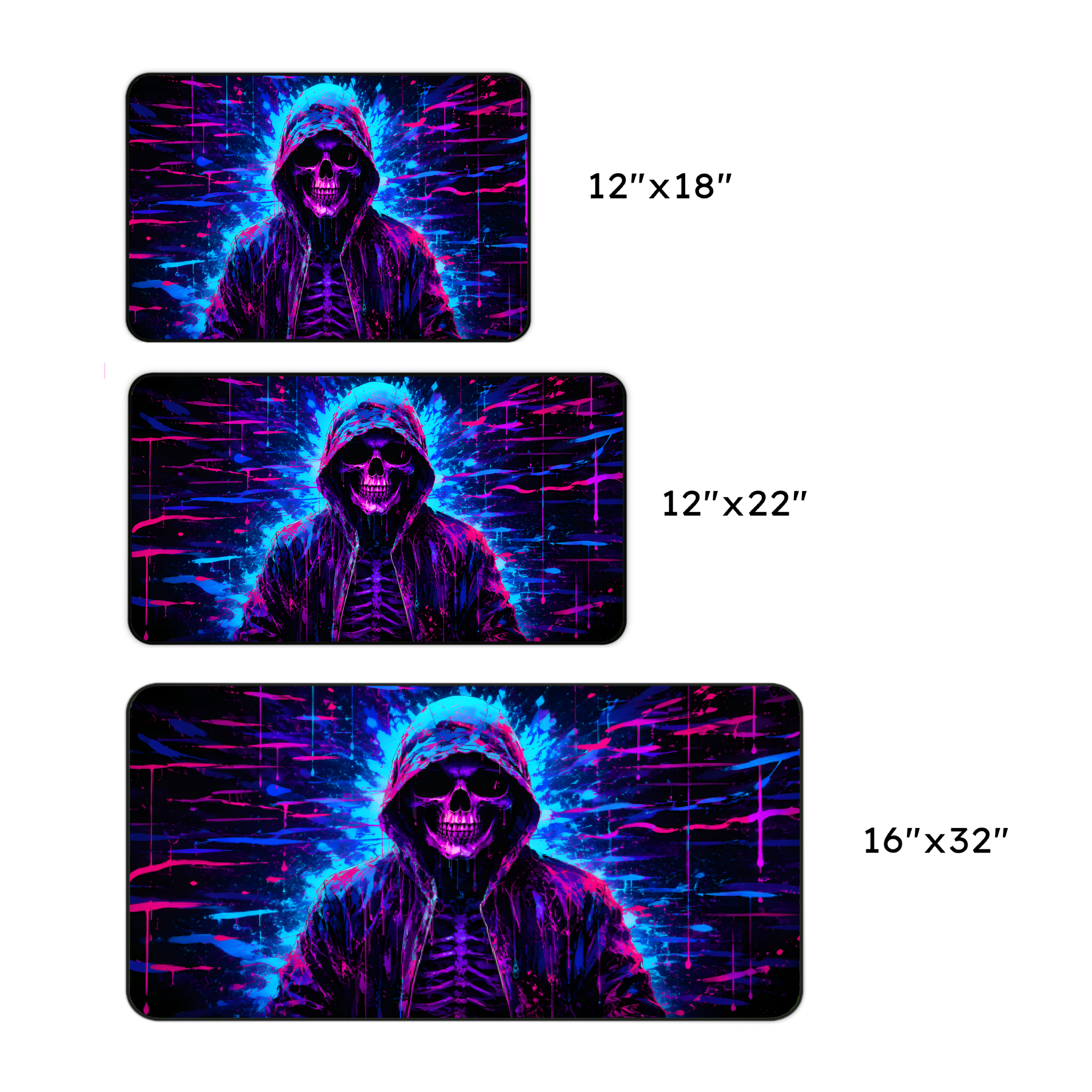 Neon Reaper Desk Mat