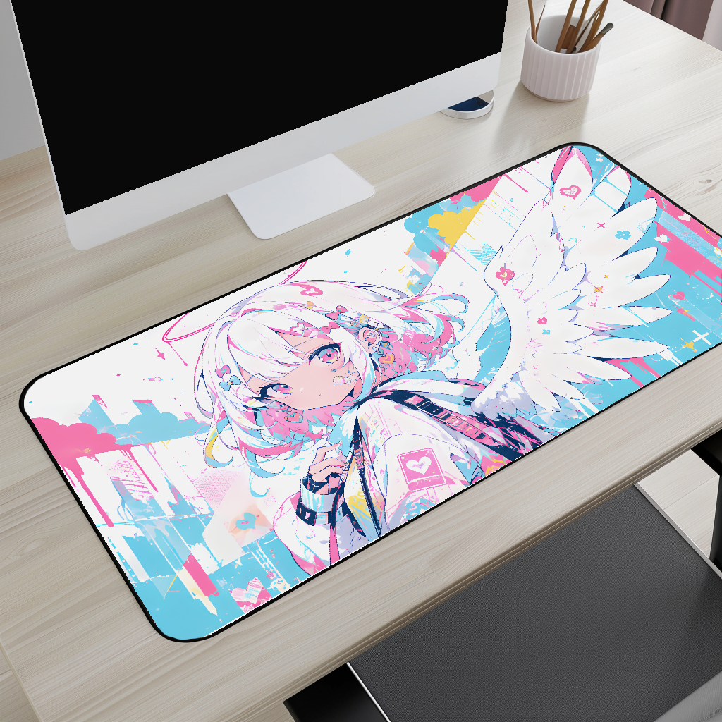 Pastel Angel Anime Desk Mat