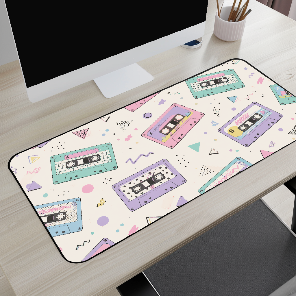 Retro Cassette Tape Desk Mat