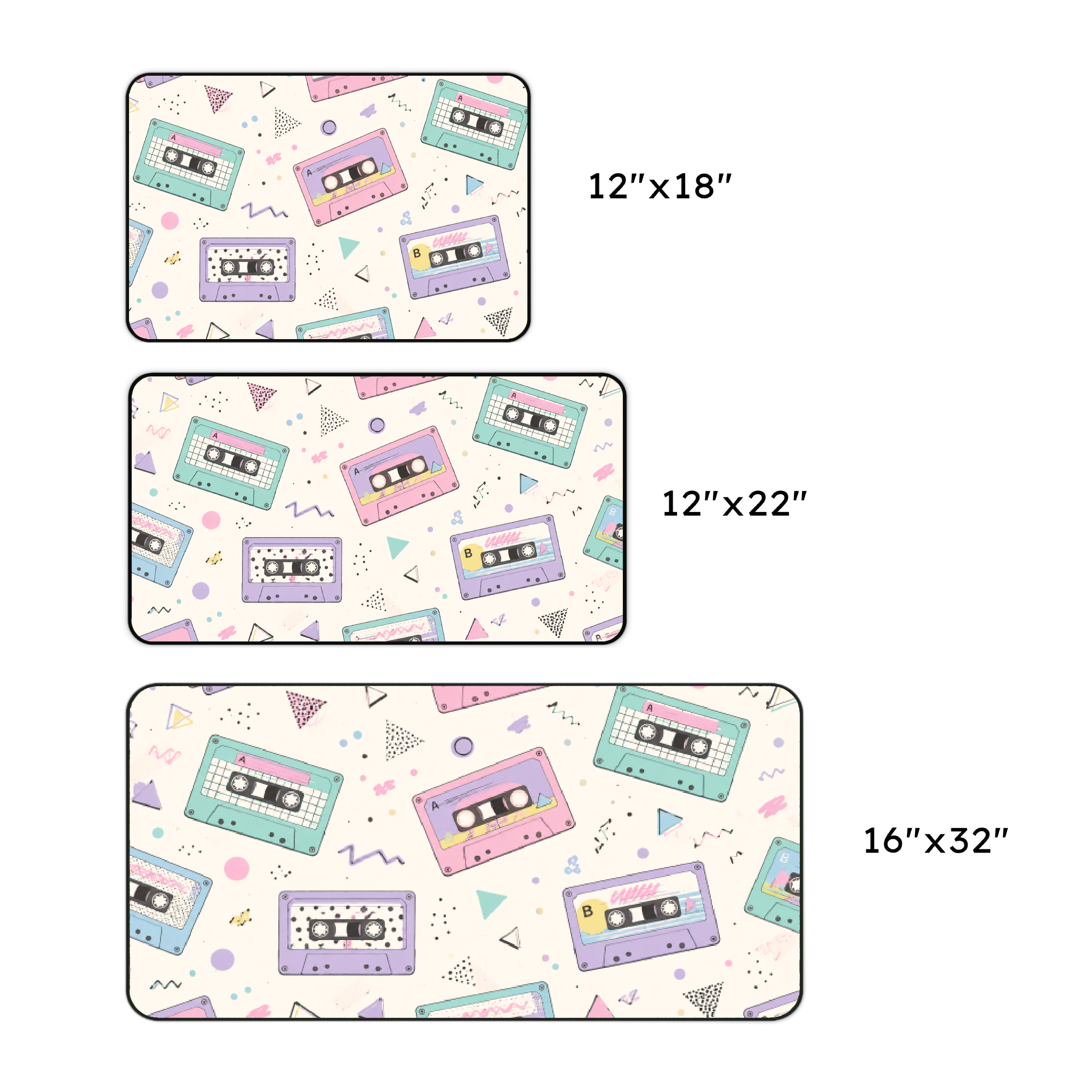 Retro Cassette Tape Desk Mat