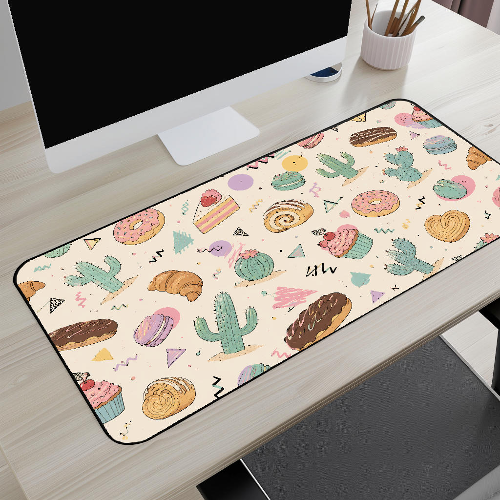 Sweet Cactus Desk Mat