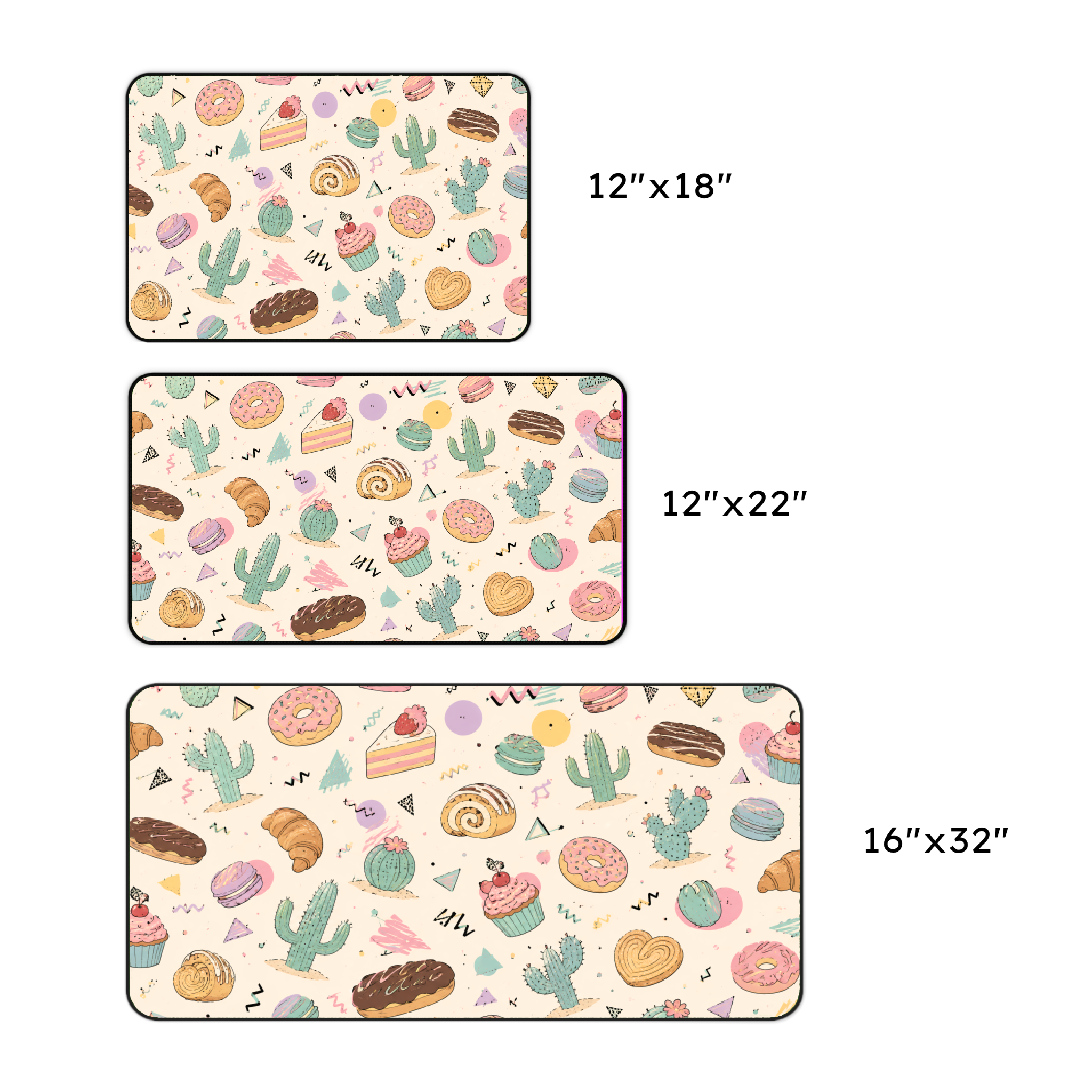 Sweet Cactus Desk Mat