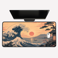 Sunset Wave Desk Mat