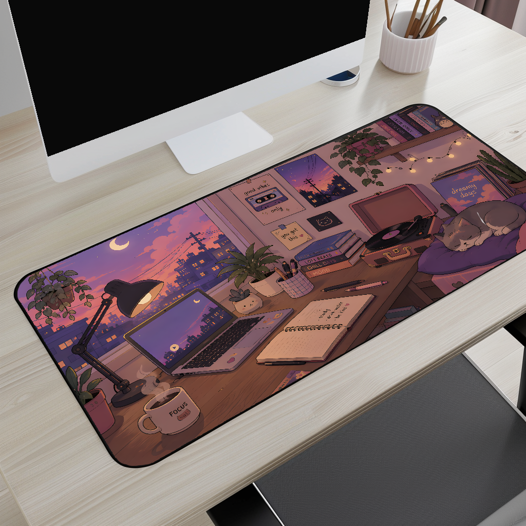 Cozy Twilight Desk Mat