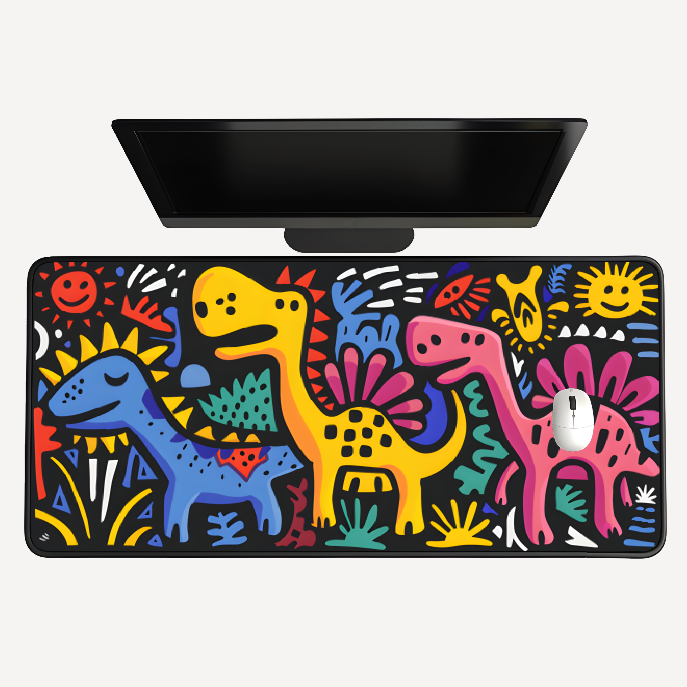 Playful Dino Desk Mat