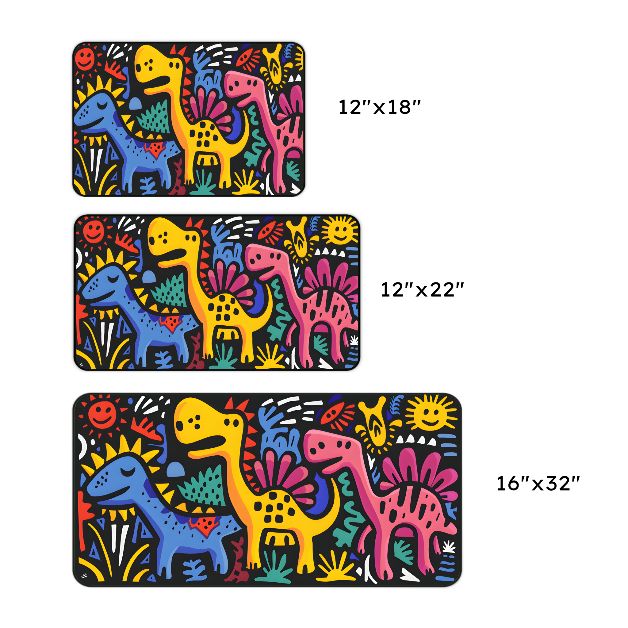 Playful Dino Desk Mat