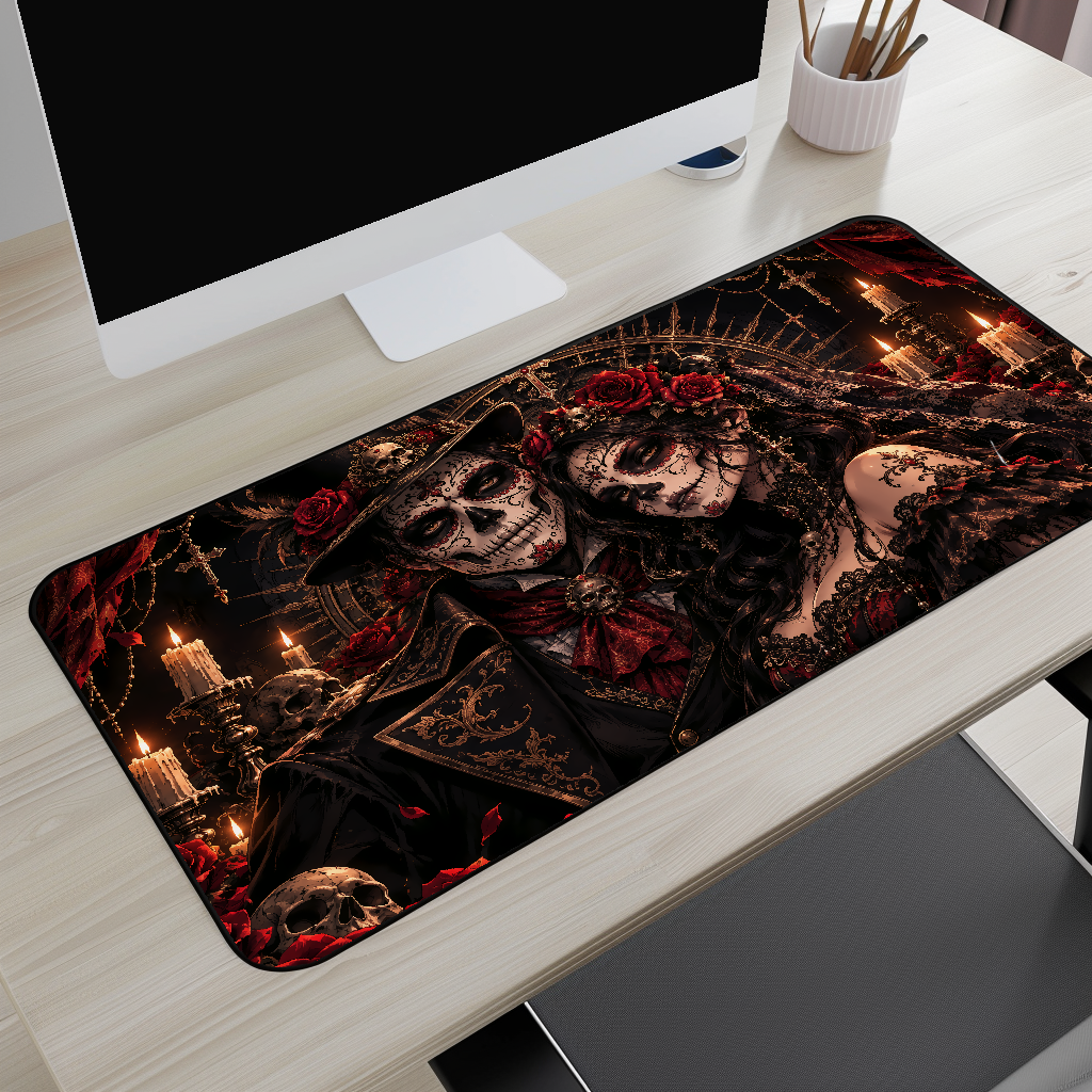 Day of the Dead Couple Desk Mat