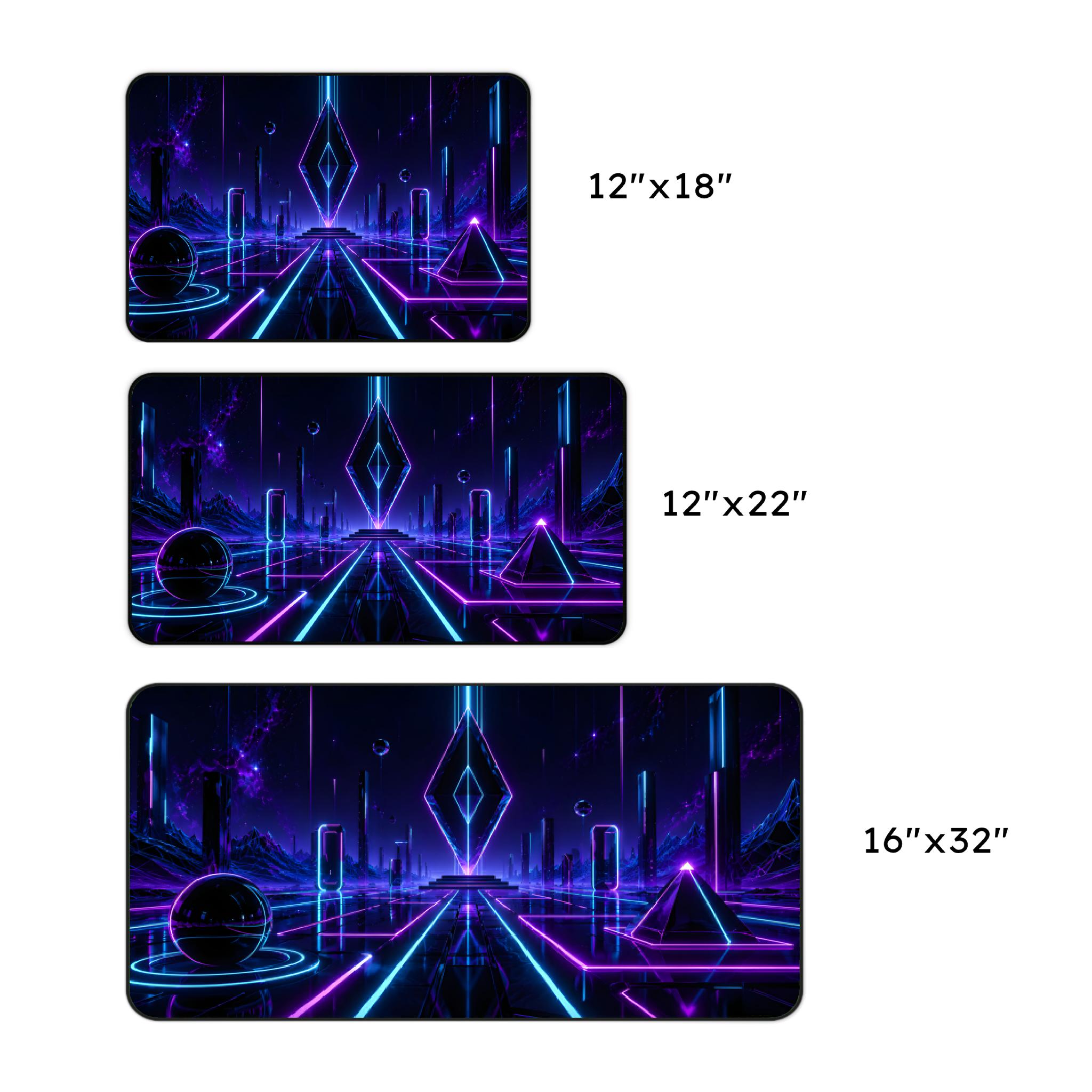 Futuristic Desk Mat