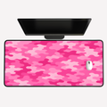 Pink Camo Desk Mat