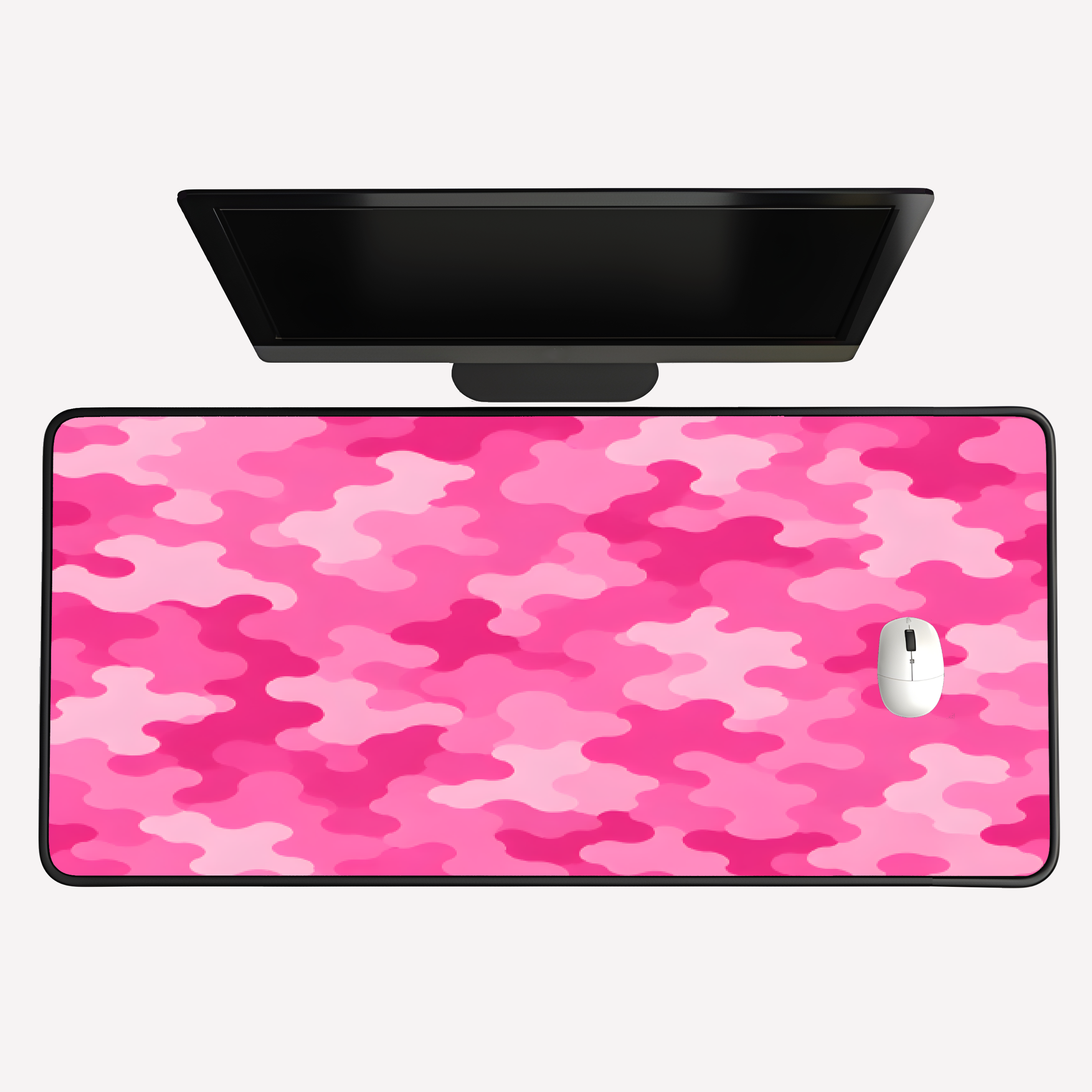 Pink Camo Desk Mat