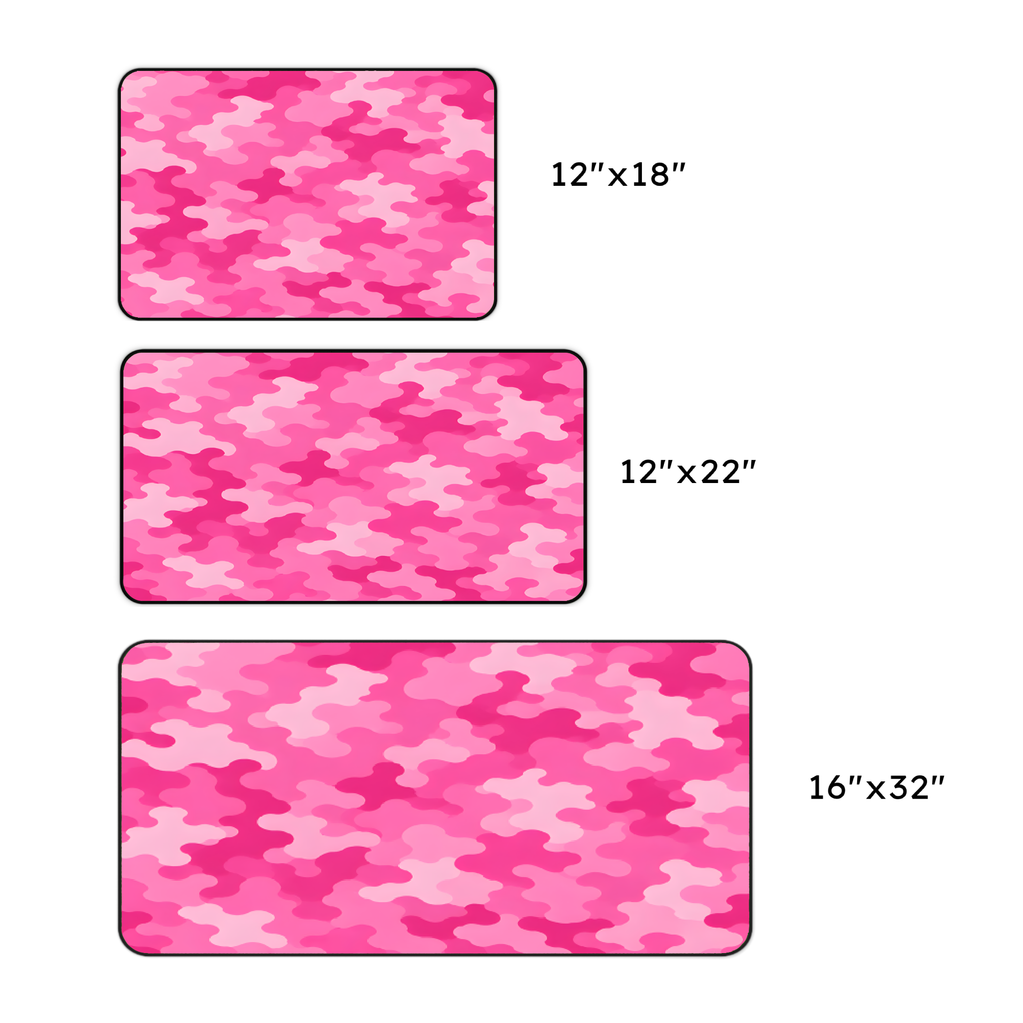 Pink Camo Desk Mat