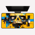 Abstract Skull Desk Mat