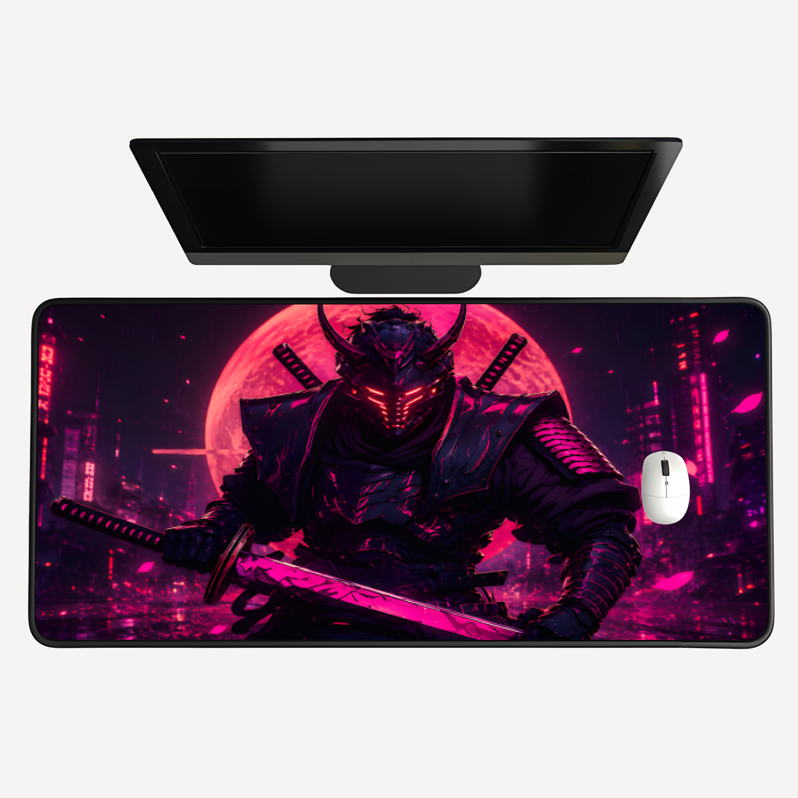 Cyborg Warrior Desk Mat