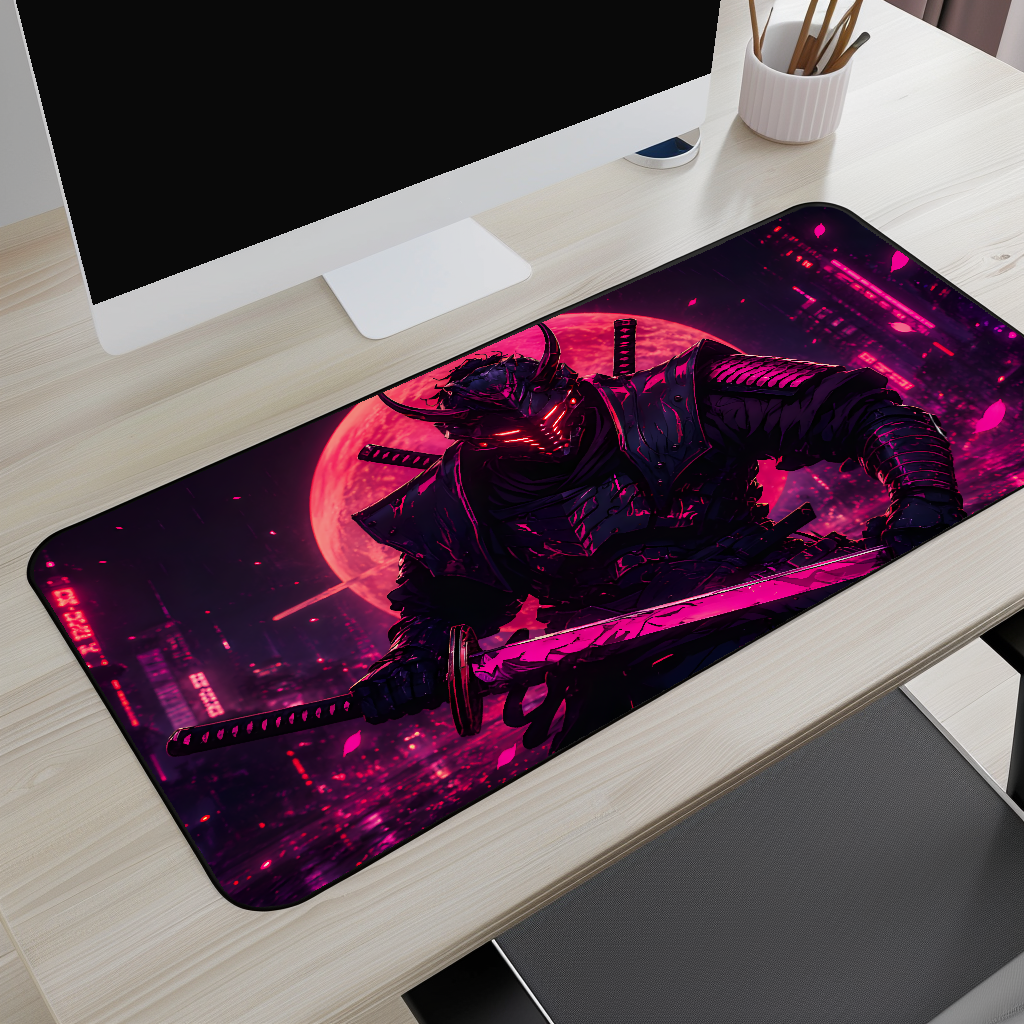 Cyborg Warrior Desk Mat