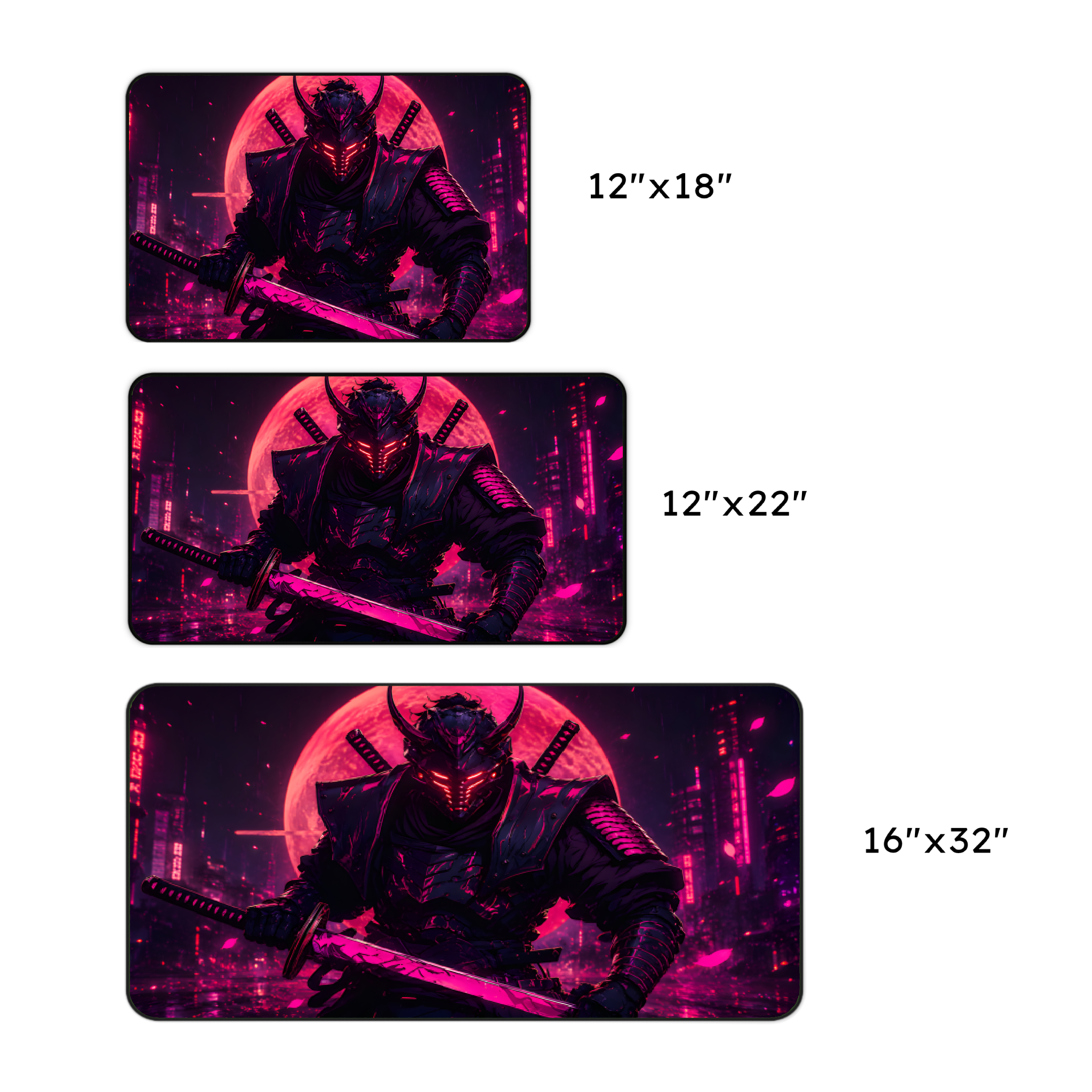 Cyborg Warrior Desk Mat