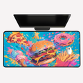 Burger, Fries, Pizza & Donut Desk Mat