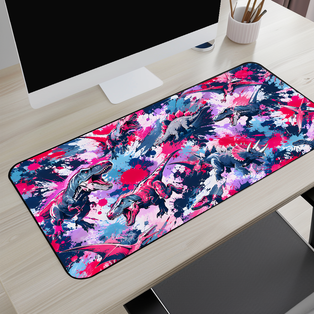 Dinosaur Splash Desk Mat