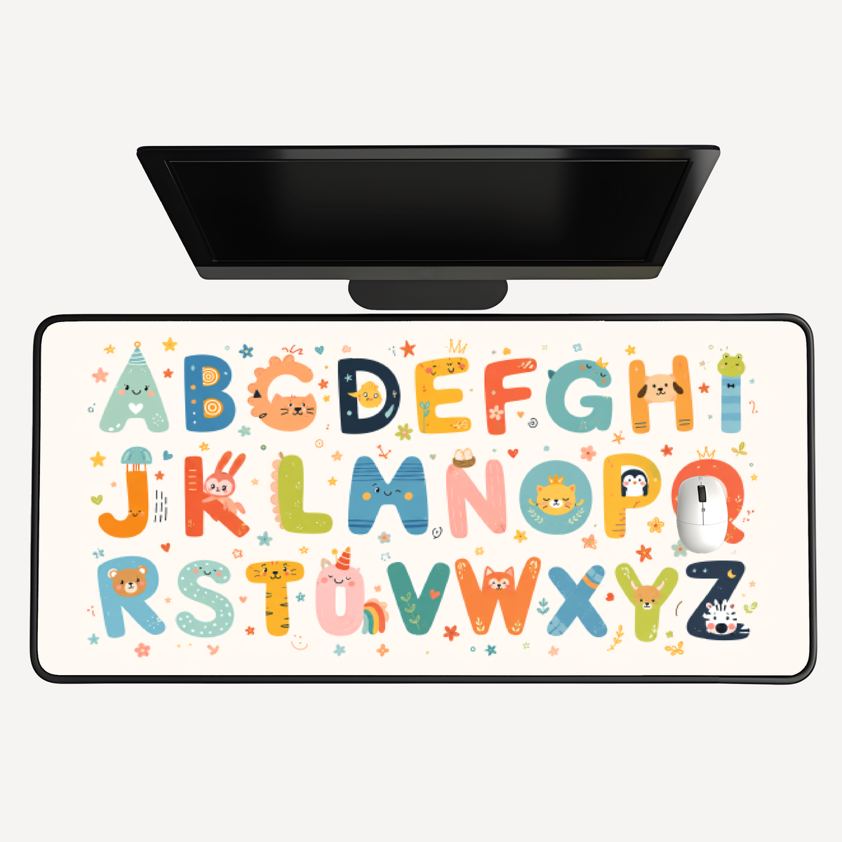 Alphabet Animals Desk Mat