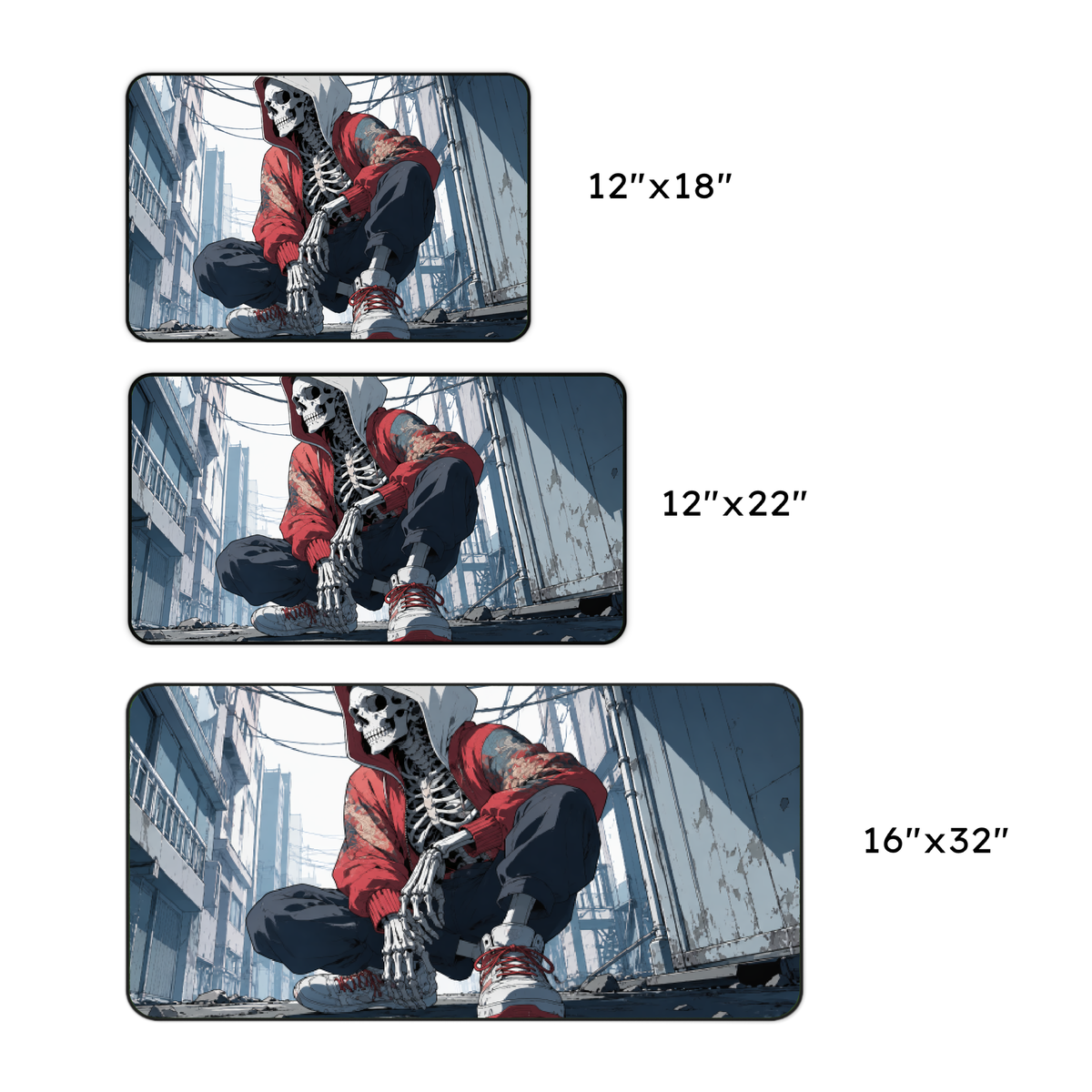 Urban Skeleton Desk Mat