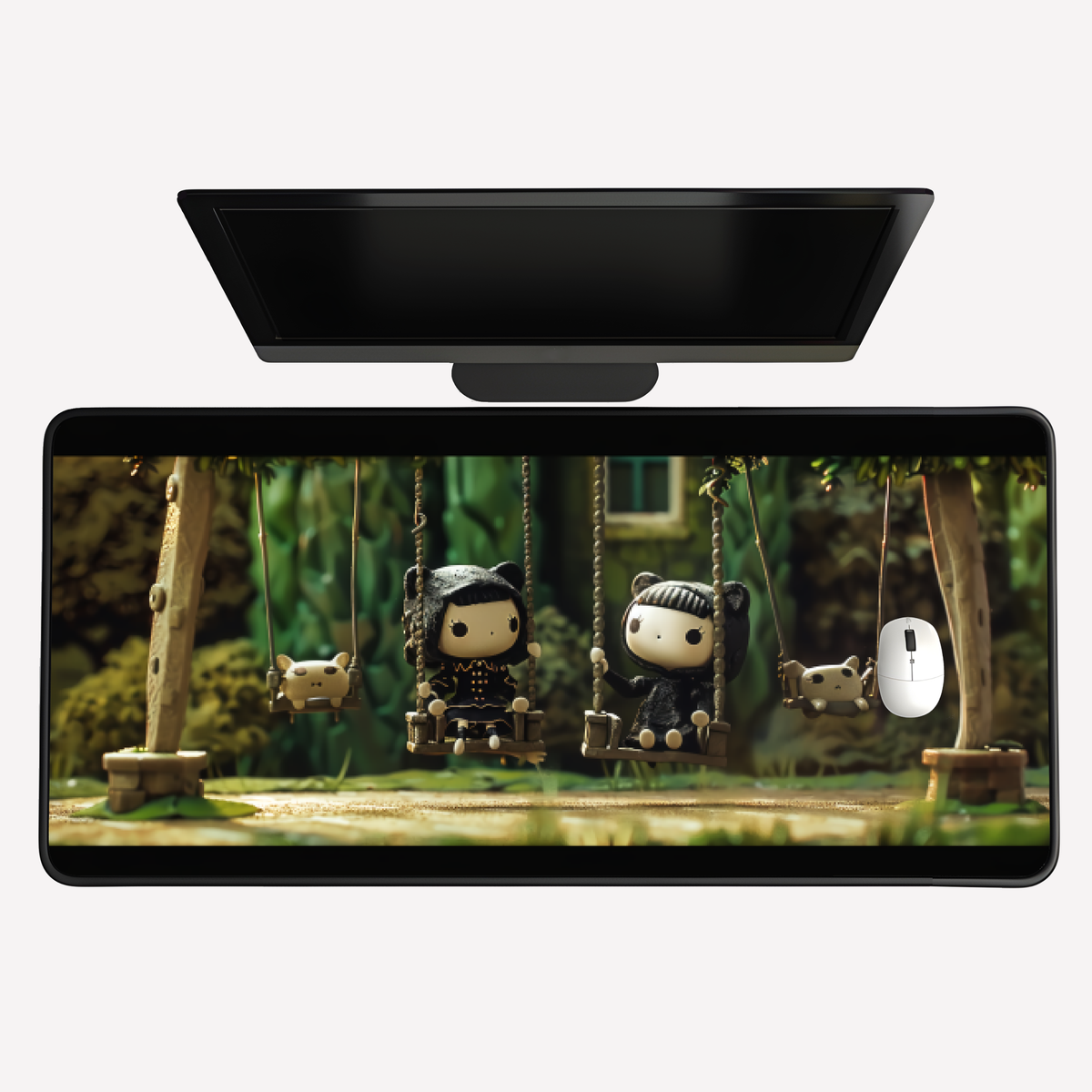 Whimsical Woodland Swing Desk Mat