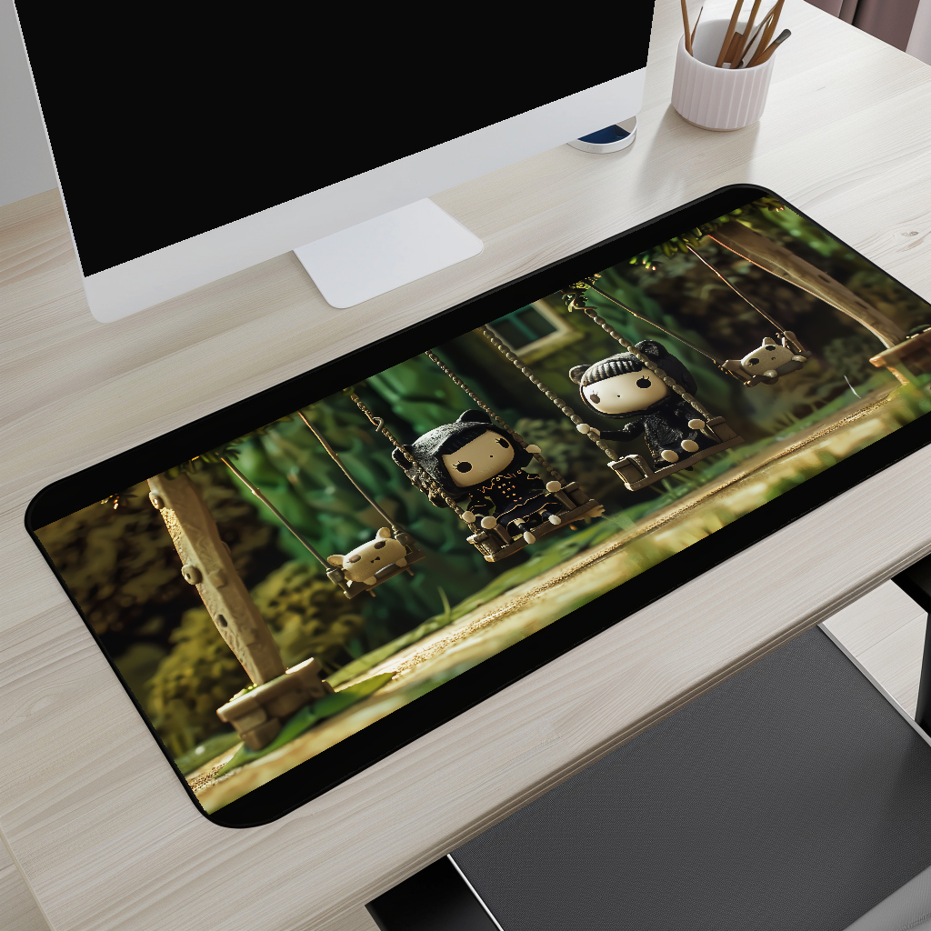 Whimsical Woodland Swing Desk Mat