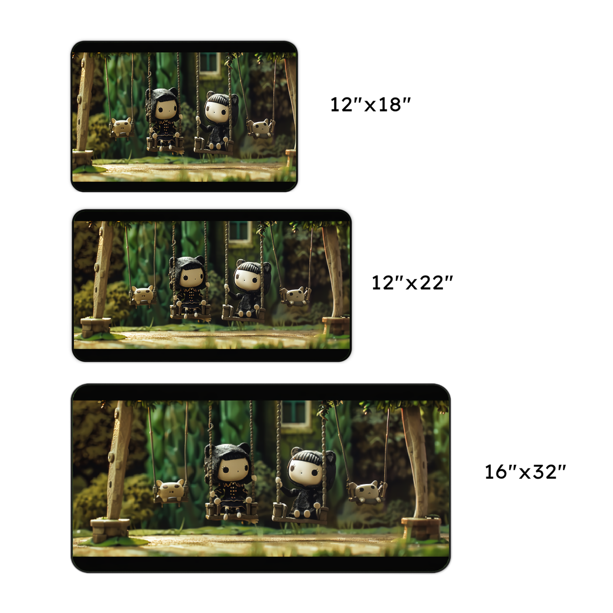 Whimsical Woodland Swing Desk Mat