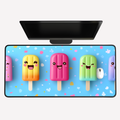 Cute Kawaii Popsicle Desk Mat