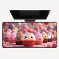 Cute Kawaii Cupcake Desk Mat
