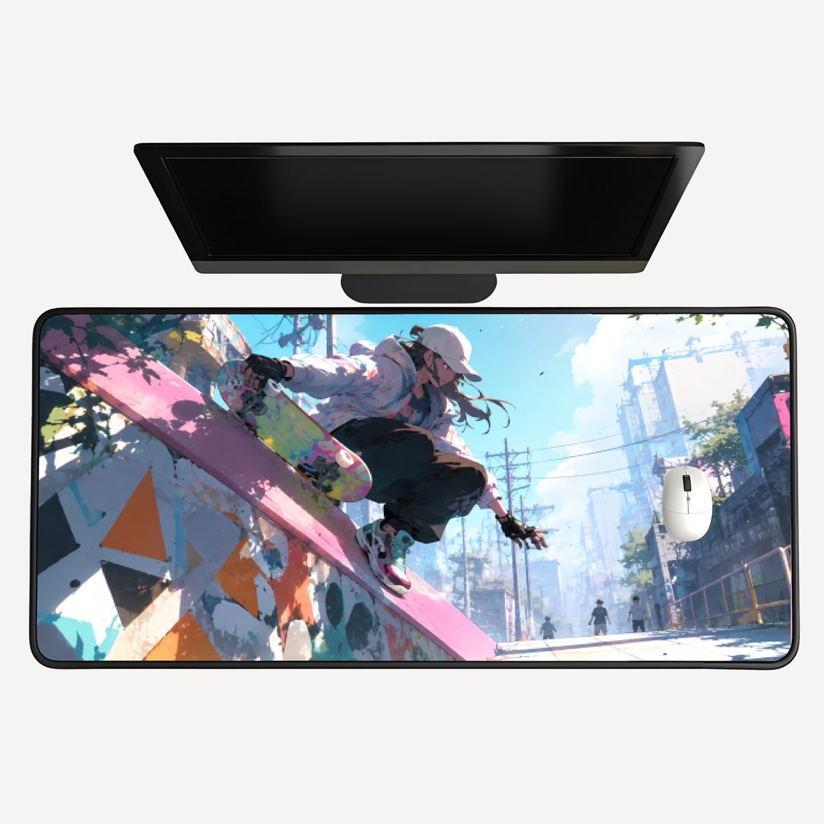 Skater Girl Desk Mat