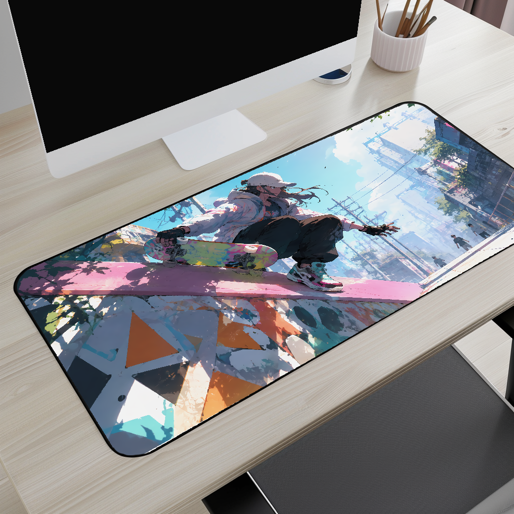 Skater Girl Desk Mat