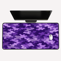 Purple Camo Desk Mat
