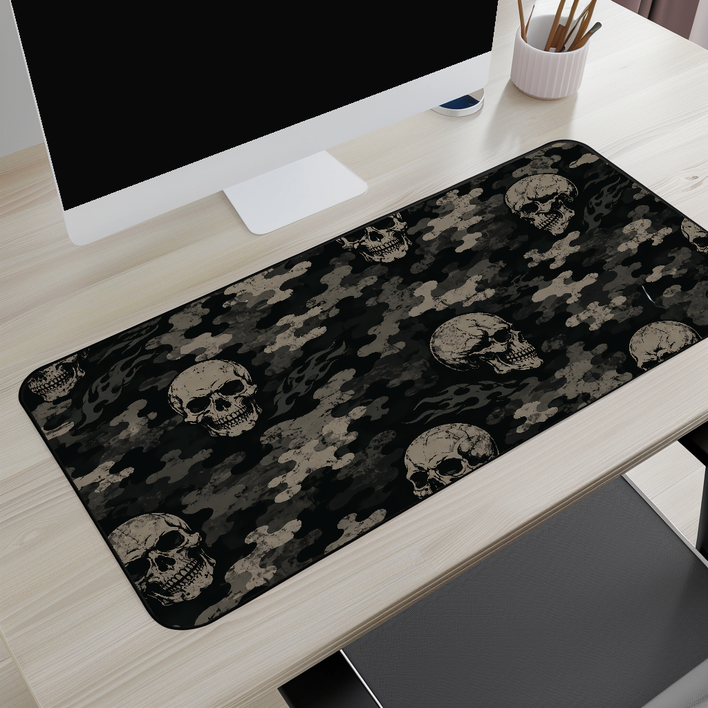 Skull Camo Desk Mat