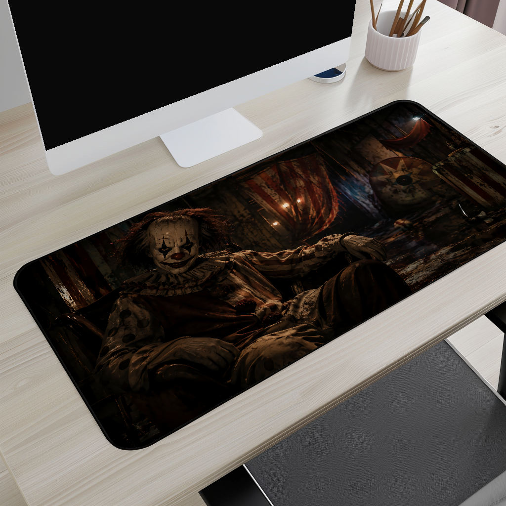 Horror Clown Desk Mat