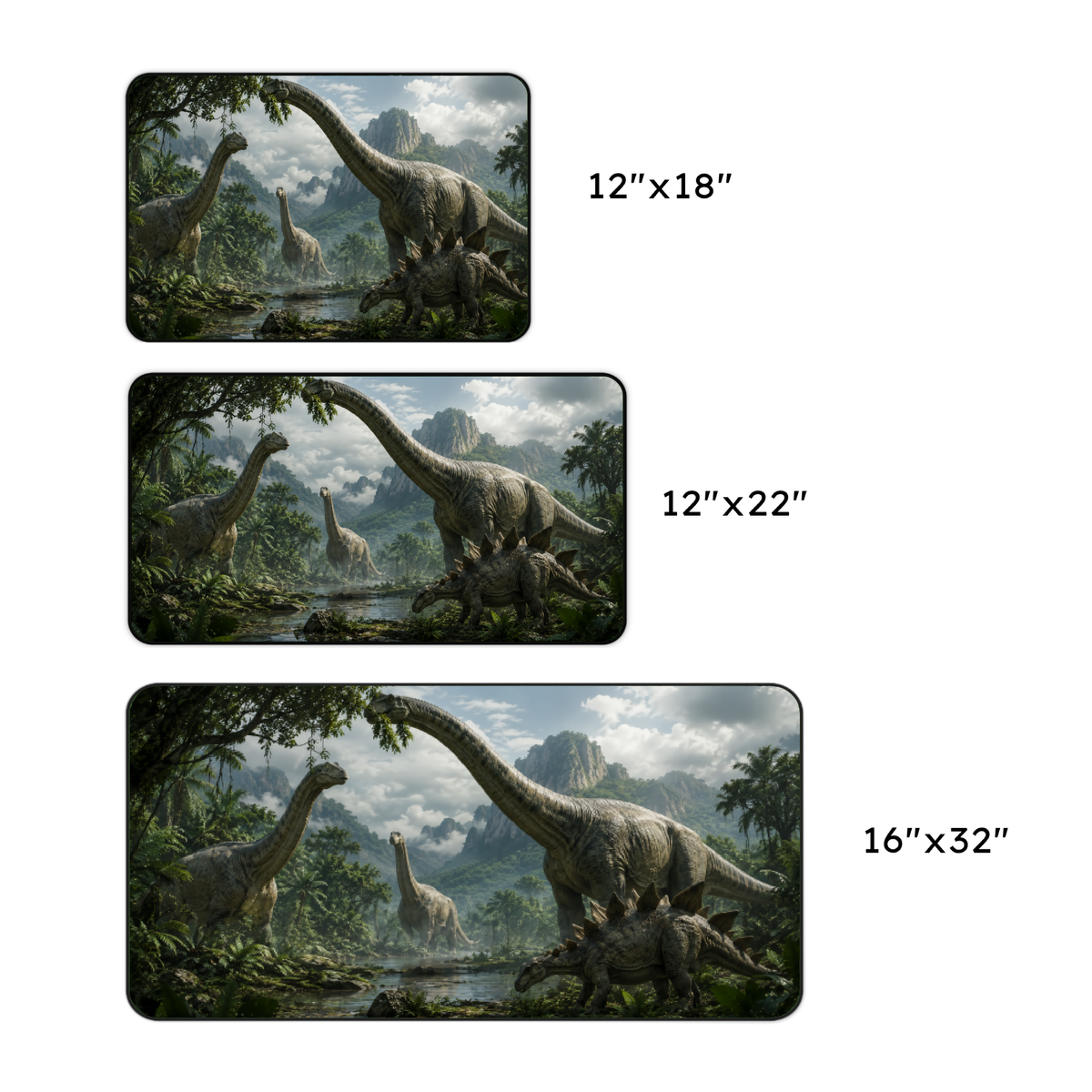Brontosaurus Grazing Desk Mat