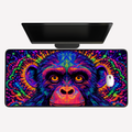 Psychedelic Chimp Desk Mat