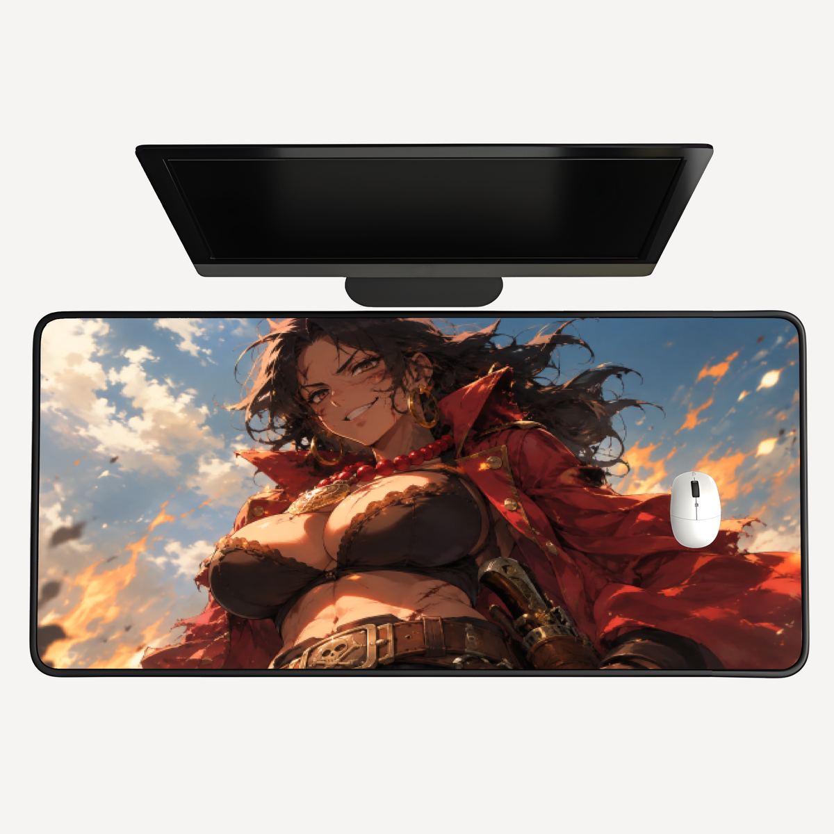 Flame Warrior Desk Mat