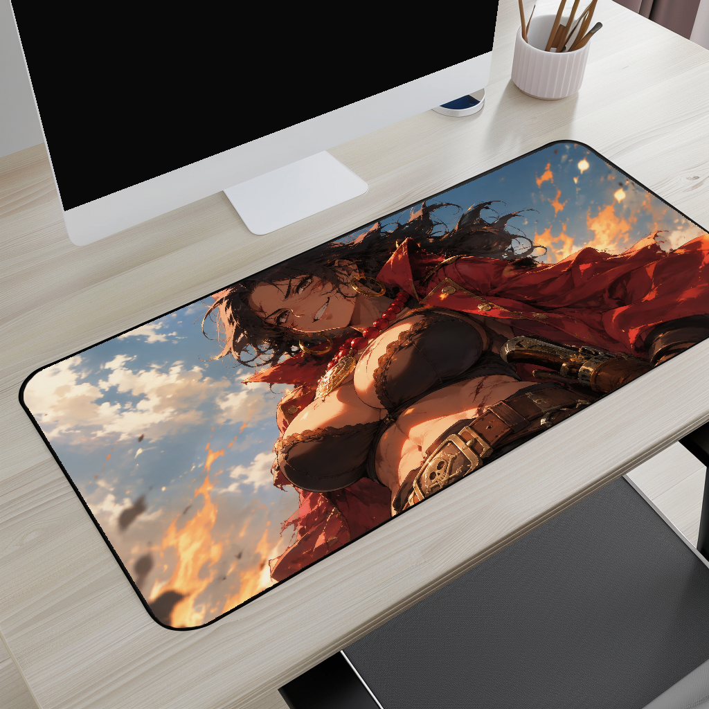 Flame Warrior Desk Mat