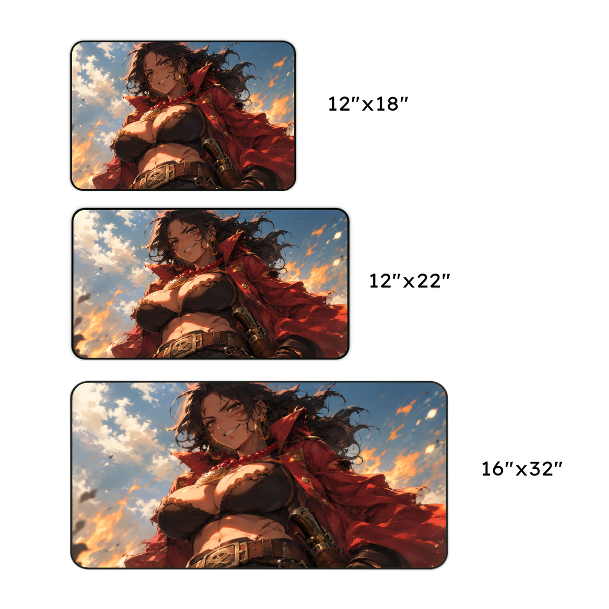 Flame Warrior Desk Mat