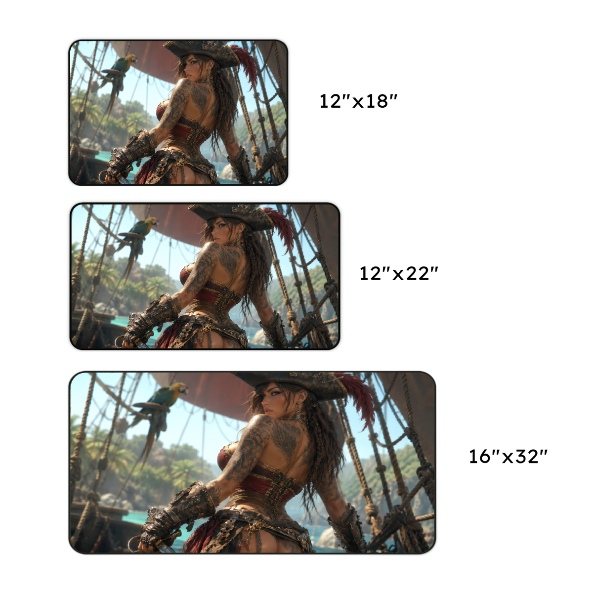 Pirate Captain Desk Mat