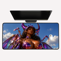 Iridescent Demoness Desk Mat